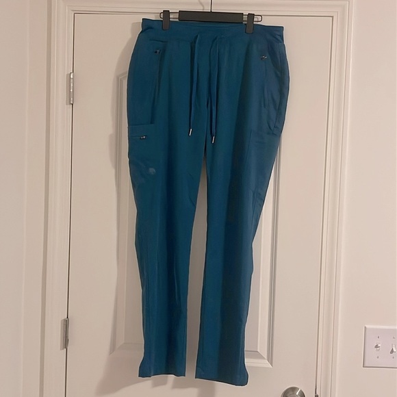 Purple Label Yoga Scrub Pants by healing hands w/Side Pockets Size M - Picture 7 of 8